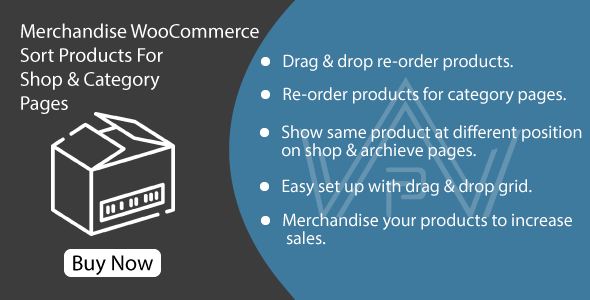 Merchandise WooCommerce - Sort Products For Shop & Category Pages