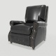 Black Leather Recliner Chair - 3DOcean Item for Sale