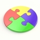 Circle jigsaw puzzle - 3DOcean Item for Sale