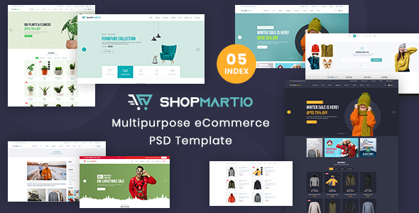 ShopMartio - Multipurpose eCommerce PSD Template