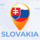 Slovakia Map - Slovak Republic Travel Map - VideoHive Item for Sale