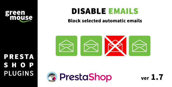 Disable selected automatic Prestashop emails
