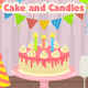 Cake and Candles at parties - VideoHive Item for Sale