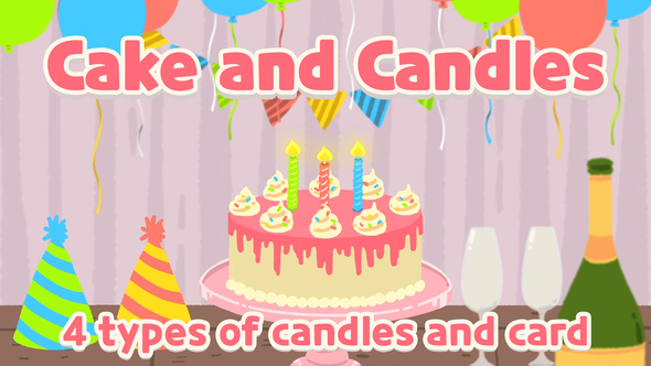 Cake and Candles at parties