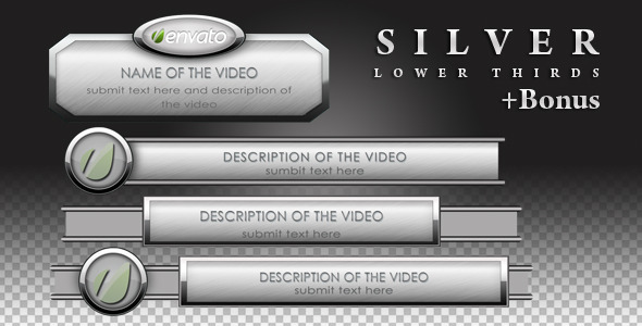 Silver Lower Thirds alt