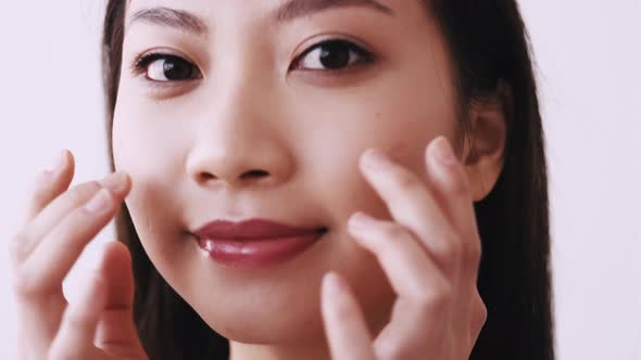 Korean Beauty Facial Skincare Woman Face Massage