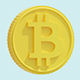 Cartoon bitcoin - 3DOcean Item for Sale