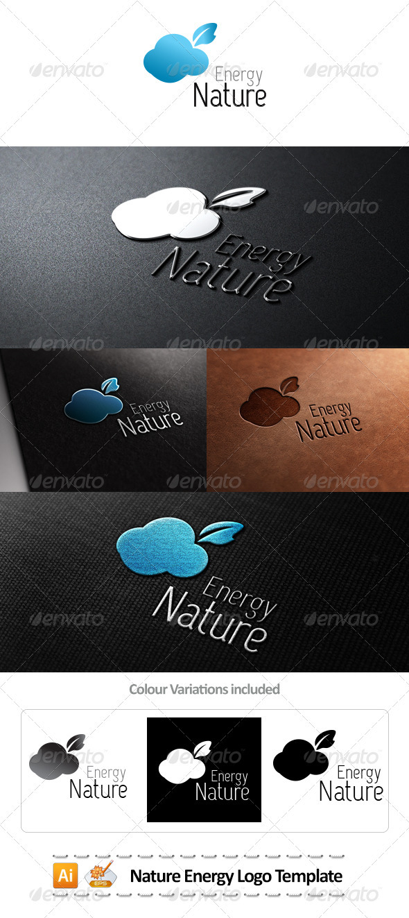 Nature Energy Logo Template