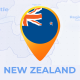 New Zealand Map - New Zealand Travel Map - VideoHive Item for Sale