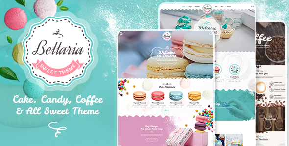 Bellaria - A Delicious Cakes And Bakery Wordpress Theme