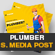 Plumbing Social Media Template - GraphicRiver Item for Sale