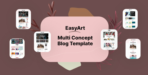 Easyart - Multiconcept Blog HTML Template