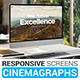 Responsive Cinemagraphs Screens-IMac -Animated Mockups - GraphicRiver Item for Sale
