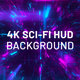 Cyber Sci-Fi 4K Hud Background - VideoHive Item for Sale