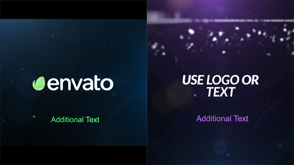 Cinematic Glitch Logo Reveal 2 alt