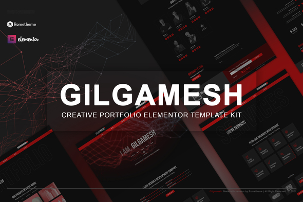 Gilgamesh - Creative Portfolio Elementor Template Kit