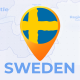 Sweden Map - Kingdom of Sweden Travel Map - VideoHive Item for Sale
