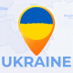 Ukraine  Map - Ukrainian Travel Map - VideoHive Item for Sale