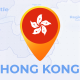 Hong Kong Map - Hong Kong Region of the Peoples Republic of China Travel Map - VideoHive Item for Sale