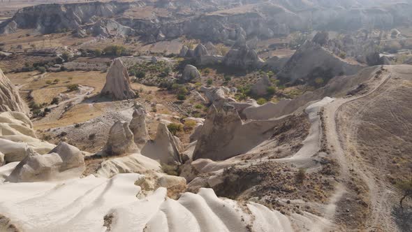 Aerial View Cappadocia Landscape