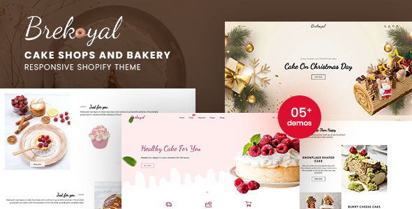 Brekoyal - Cake & Bakery Responsive Shopify Theme