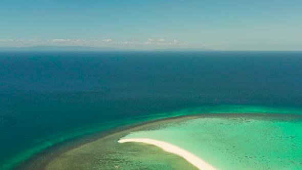 Tropical Island with Sandy Beach. Camiguin, Philippines