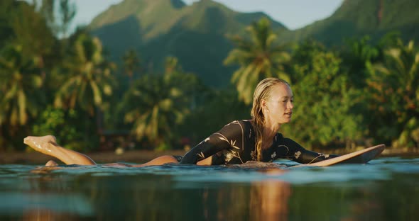 A smile and a paddle