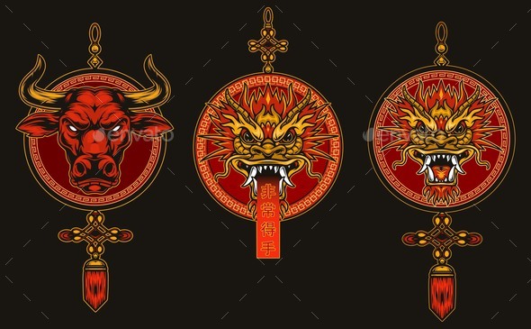 Chinese New Year 2021 Lucky Pendants