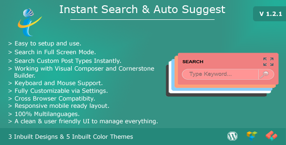 WP Instant Search & Auto Suggest