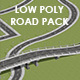 Low Poly Road Pack - 3DOcean Item for Sale