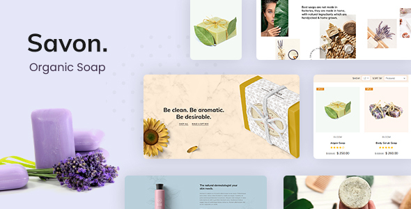 Savon - Handmade Shop WordPress Theme