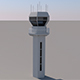 Airplane Control Tower - 3DOcean Item for Sale