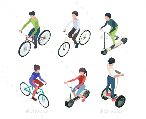 Bike People Isometric