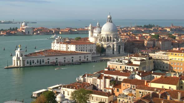 Venice Grand Canal Skyline in Italy