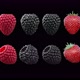 Strawberry And Raspberry Rotating In 4K Set01 - VideoHive Item for Sale