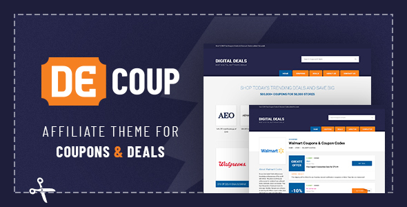 DeCoup – WordPress Theme for Coupons and Deals