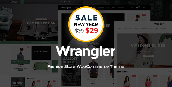 Wrangler - Fashion Store Multipurpose Responsive WooCommerce WordPress Theme