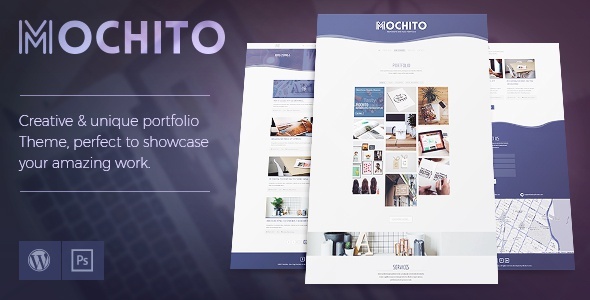 Mochito - One-Page Portfolio Ajax WordPress Theme