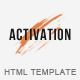 Activation - a Business / Portfolio Template - ThemeForest Item for Sale