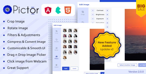 Pictor - an Image Editor built on Angular