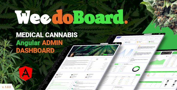 Weedoboard | Cannabis Dashboard Angular Template