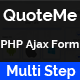 QuoteMe Multi Step PHP Working Multipurpose Ajax Form - CodeCanyon Item for Sale