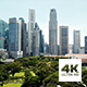 Aerial View Of Singapore CBD - VideoHive Item for Sale