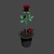 Rose in pot - 3DOcean Item for Sale