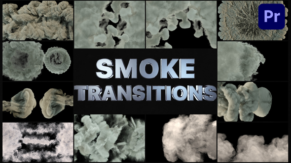 Real Smoke Transitions | Premiere Pro MOGRT