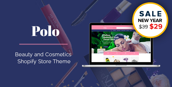 Polo - Drag & Drop Sectioned Beauty Store Shopify Theme