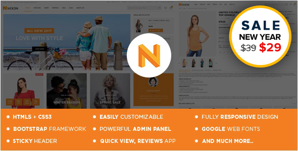 Nexon Apparel Store Shopify Theme & Template