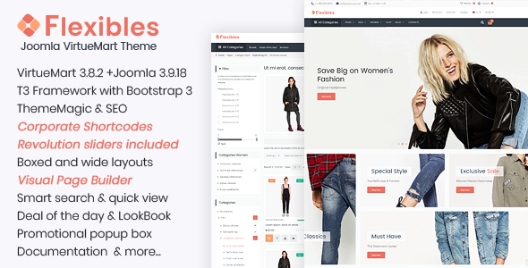 Flexibles - Fashion VirtueMart Template