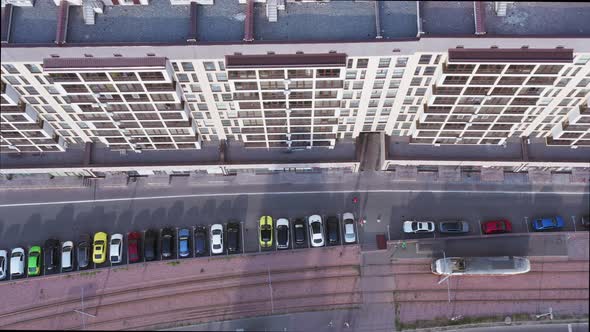 Car Parking Near Modern Apartment
