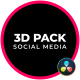 3D Social Media For DaVinci Resolve - VideoHive Item for Sale